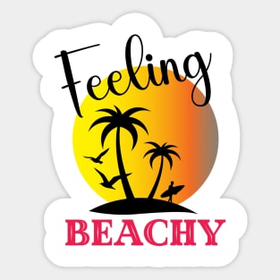 feeling a little beachy. Sticker